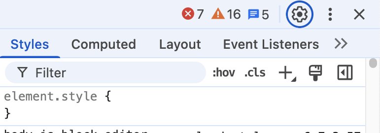 Site Cache Via Developer Tools Gear Icon